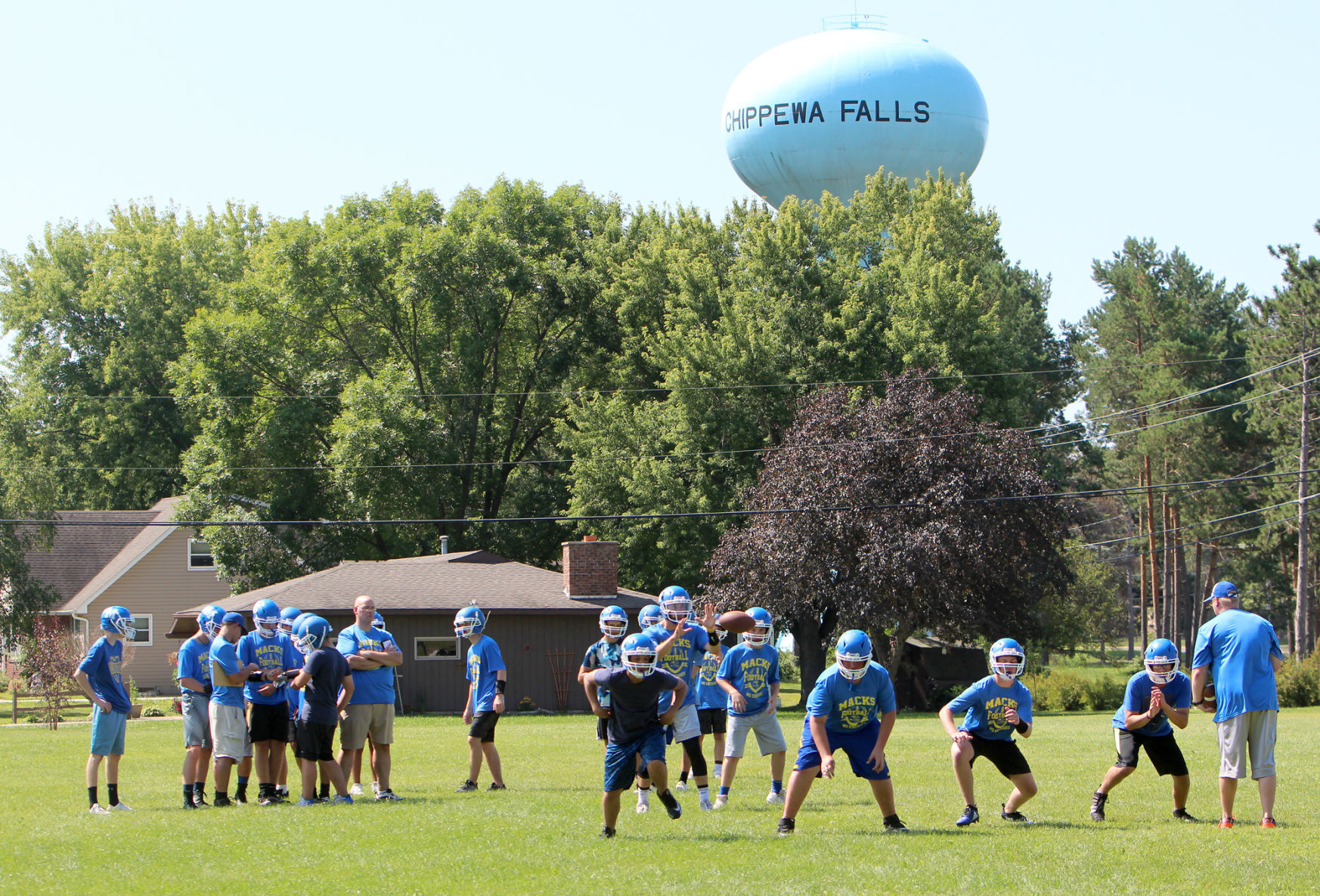 McDonell First Day of Football Practice 8-6-19